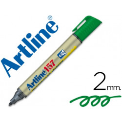 ROTULADOR ARTLINE PIZARRA EK-157 VERDE -PUNTA REDONDA 2 MM