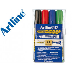 ROTULADOR ARTLINE PIZARRA EK-517 4 -PUNTA REDONDA 2 MM -BOLSA DE 4 ROTULADORES