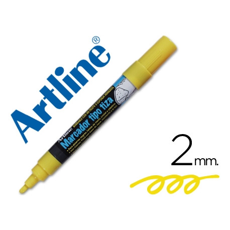 ROTULADOR ARTLINE PIZARRA VERDE NEGRA EPW-4-AM COLOR AMARILLO BOLSA DE 4 UNIDADES ROTULADOR ARTLINE PIZARRA VERDE NEGRA EPW-4-AM COLOR AMARILLO BOLSA DE 4 UNIDADES