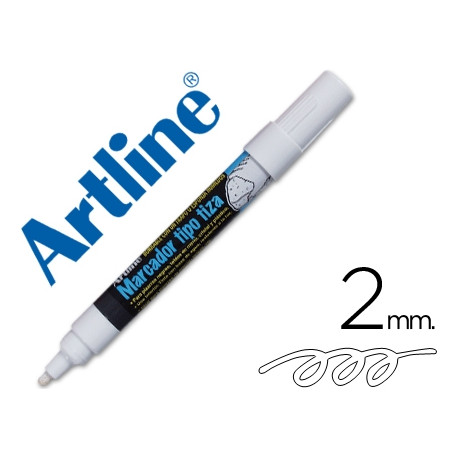 Similar Melbourne Anotar ROTULADOR ARTLINE PIZARRA VERDE NEGRA EPW-4-BL COLOR BLANCO