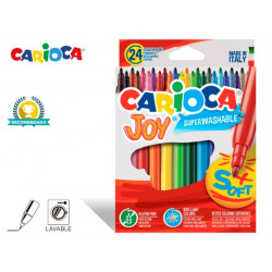 ROTULADOR CARIOCA JOY CAJA DE 24 COLORES