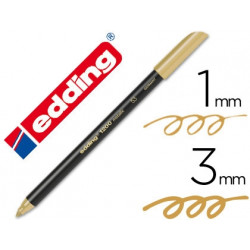 ROTULADOR EDDING PUNTA FIBRA 1200 ORO N. 53 -PUNTA REDONDA 1-3 MM