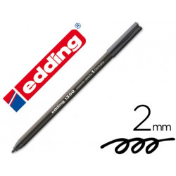 ROTULADOR EDDING PUNTA FIBRA 1300 NEGRO -PUNTA REDONDA 2 MM