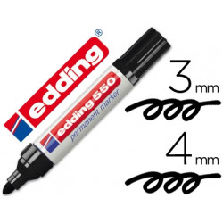 Rotulador Edding 1200 negro nº 1 (07306) 