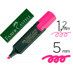 ROTULADOR FABER FLUORESCENTE 48-28 ROSA