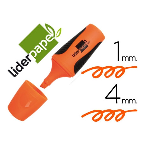 ROTULADOR LIDERPAPEL MINI FLUORESCENTE NARANJA