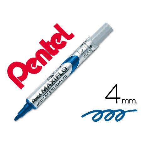 ROTULADOR MAXIFLO PENTEL PARA PIZARRA BLANCA COLOR AZUL