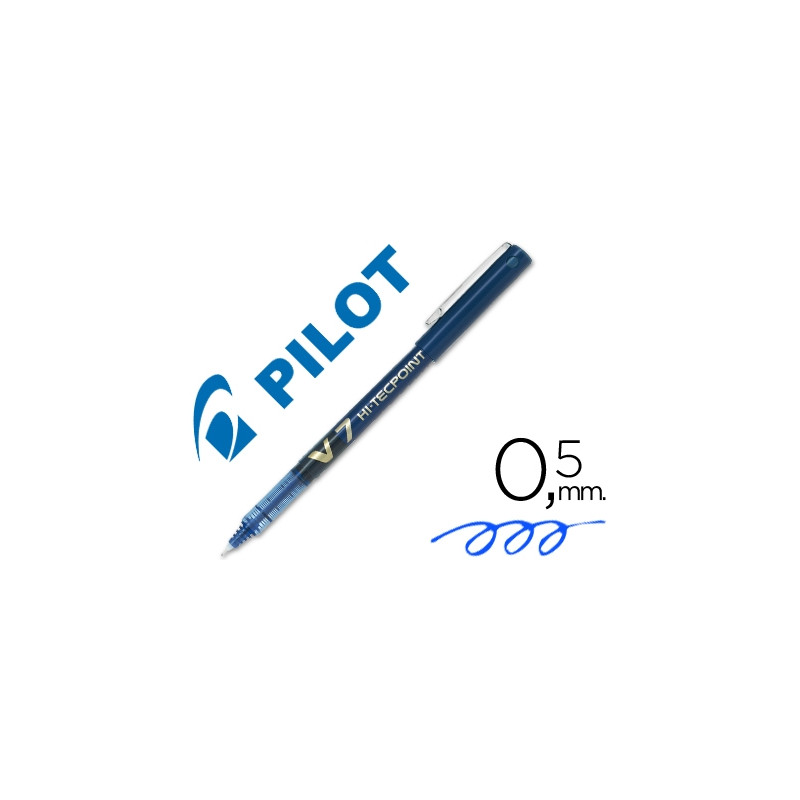 ROTULADOR PILOT PUNTA AGUJA V-7 AZUL 0.7 MM