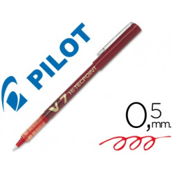 ROTULADOR PILOT PUNTA AGUJA V-7 ROJO 0.7 MM