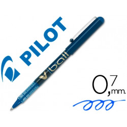 ROTULADOR PILOT ROLLER V-BALL AZUL 0.7 MM