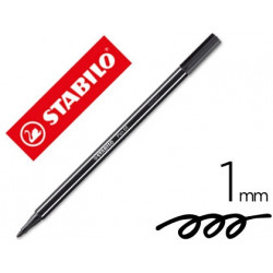 ROTULADOR STABILO ACUARELABLE PEN 68 NEGRO 1 MM