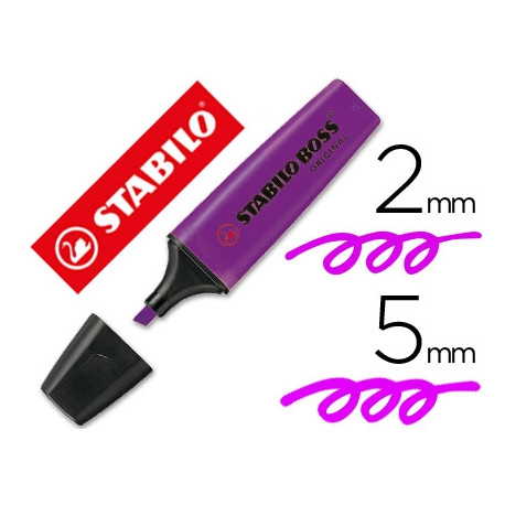 ROTULADOR STABILO BOSS FLUORESCENTE 70 LAVANDA ROTULADOR STABILO BOSS FLUORESCENTE 70 LAVANDA
