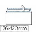 SOBRE LIDERPAPEL N.9 BLANCO COMERCIAL NORMALIZADO 120X176MM TIRA DE SILICONA 