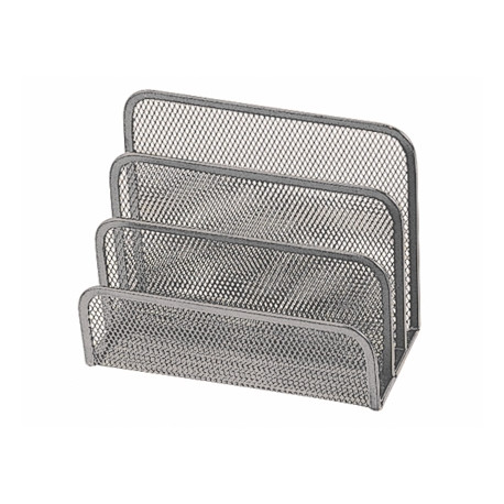 SOPORTE PARA CARTAS Q-CONNECT METALICO REJILLA GRIS 170X135X83 MM SOPORTE PARA CARTAS Q-CONNECT METALICO REJILLA GRIS 170X135X83 MM