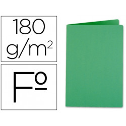 SUBCARPETA LIDERPAPEL FOLIO VERDE INTENSO 180G/M2