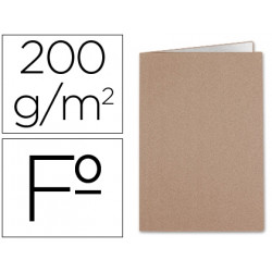 SUBCARPETA LIDERPAPEL FOLIO KRAFT INTERIOR BLANCO 240G/M2