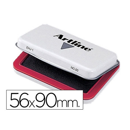 TAMPON ARTLINE N 0 ROJO -56X90 MM