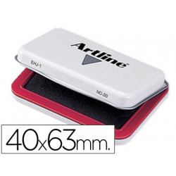 TAMPON ARTLINE N 00 ROJO -40X63 MM