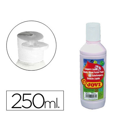 TEMPERA LIQUIDA JOVI ESCOLAR 250 ML BLANCO TEMPERA LIQUIDA JOVI ESCOLAR 250 ML BLANCO