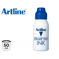 TINTA TAMPON ARTLINE AZUL FRASCO DE 50 CC