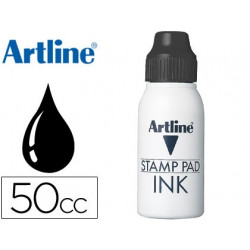 TINTA TAMPON ARTLINE NEGRA FRASCO DE 50 CC