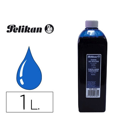 TINTA TAMPON PELIKAN AZUL FRASCO DE 1 LITRO TINTA TAMPON PELIKAN AZUL FRASCO DE 1 LITRO