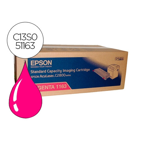 TONER EPSON ACULASER C2800 MAGENTA -2000 PAG- TONER EPSON ACULASER C2800 MAGENTA -2000 PAG-