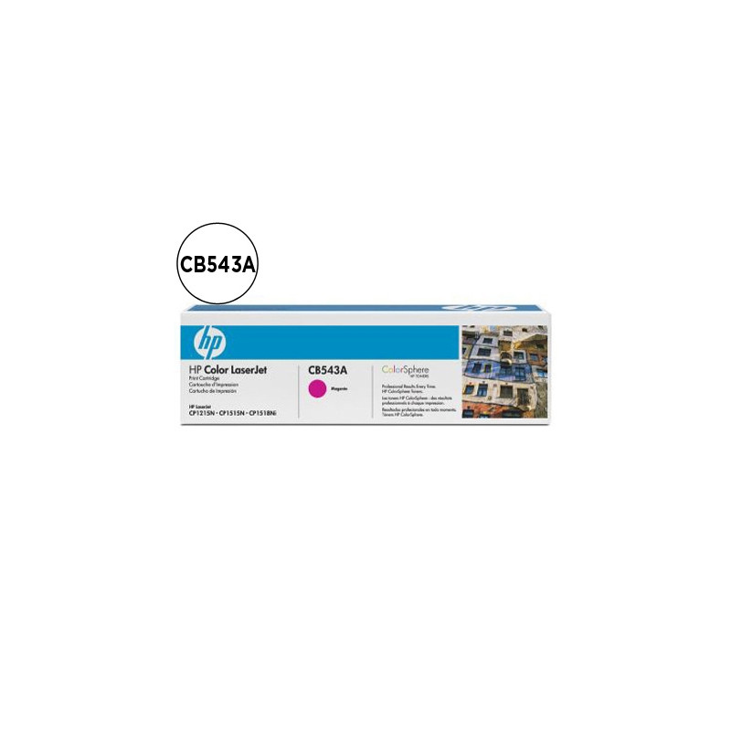 TONER HP CB543A COLOR LASERJET CP-1215/CP-1515/CP-1518 MAGENTA WITH COLORSPHERE -1.00PAG-