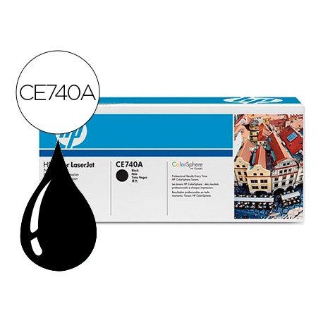 TONER HP COLOR LASERJET CP5225 CP5225N CP5225D -CE740A- NEGRO 7.000 PAGS TONER HP COLOR LASERJET CP5225 CP5225N CP5225D -CE740A- NEGRO 7.000 PAGS