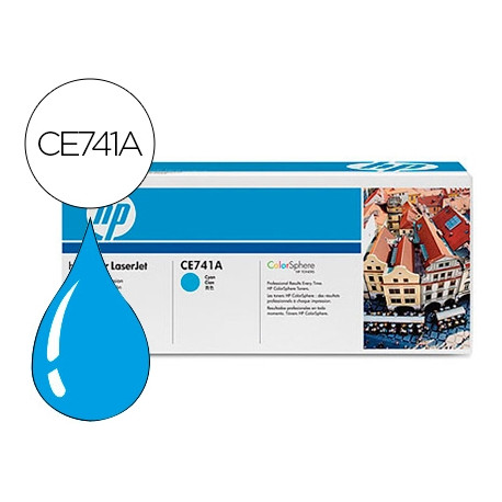 TONER HP COLOR LASERJET CP5225 CP5225N CP5225D -CE741A- CIAN 7.300 PAGS TONER HP COLOR LASERJET CP5225 CP5225N CP5225D -CE741A- CIAN 7.300 PAGS
