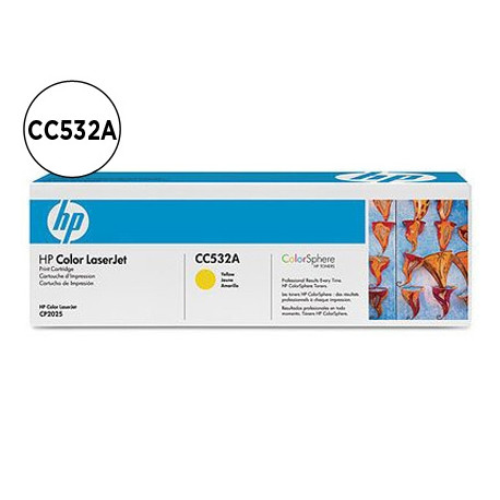 TONER HP LASERJET COLOR CP2025/CM2320 AMARILLO 2.800 PAG