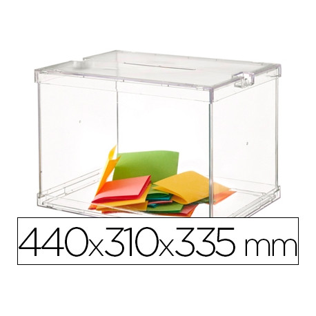 URNA ELECTORAL PLEGABLE CON PRECINTOS DE SEGURIDAD 440X310X315MM URNA ELECTORAL PLEGABLE CON PRECINTOS DE SEGURIDAD 440X310X315MM