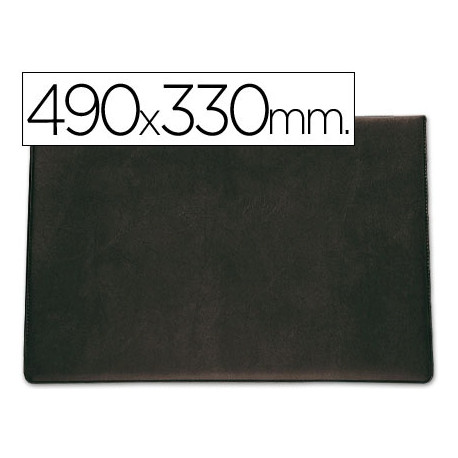 VADE SOBREMESA SARO LUJO 710 NEGRO 490X330 CM VADE SOBREMESA SARO LUJO 710 NEGRO 490X330 CM