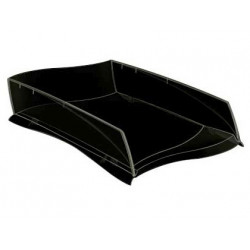 BANDEJA SOBREMESA CEP ELLYPSE PLASTICO NEGRA 380X275X82 MM