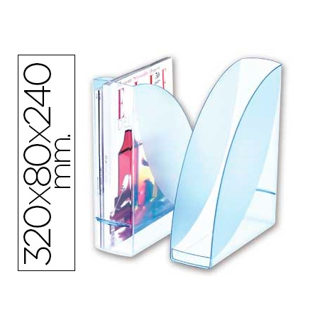 REVISTERO CEP CONFORT ICE BLUE PLASTICO CELESTE TRANSPARENTE REVISTERO CEP CONFORT ICE BLUE PLASTICO CELESTE TRANSPARENTE
