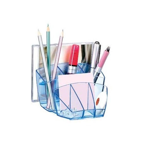 ORGANIZADOR SOBREMESA CEP CONFOR ICE BLUE PLASTICO TRANSPARENTE CELESTE ORGANIZADOR SOBREMESA CEP CONFOR ICE BLUE PLASTICO TRANSPARENTE CELESTE