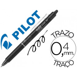 BOLIGRAFO PILOT FRIXION CLICKER BORRABLE 0,7 MM COLOR NEGRO
