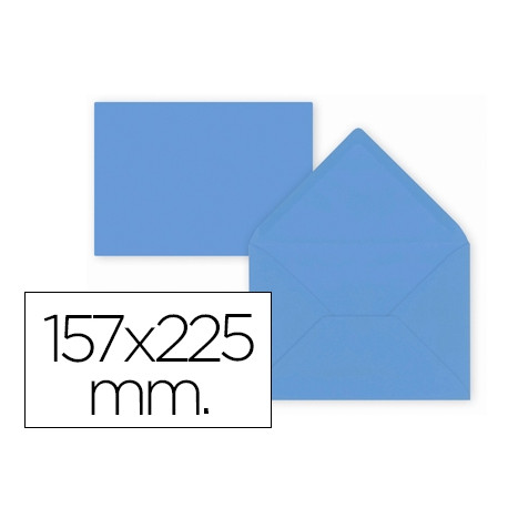 SOBRE LIDERPAPEL C5-EA5 AZUL OSCURO 157X225MM 80 GR SOBRE LIDERPAPEL C5-EA5 AZUL OSCURO 157X225MM 80 GR