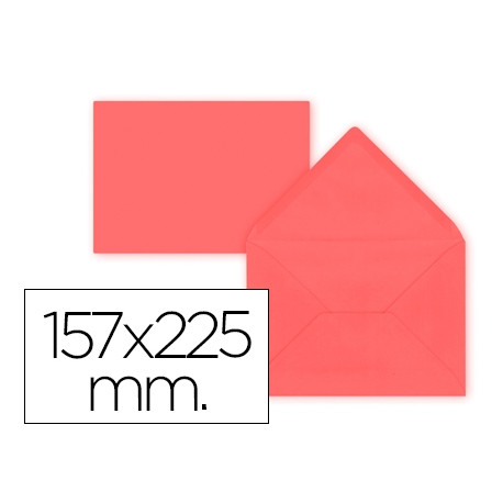 SOBRE LIDERPAPEL C5-EA5 ROJO 157X225MM 80 GR SOBRE LIDERPAPEL C5-EA5 ROJO 157X225MM 80 GR