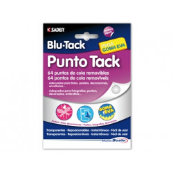 SUJETACOSA MASILLA BOSTIK BLU TACK PUNTO TACK 64 PUNTOS DE COLA