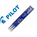 RECAMBIO BOLIGRAFO PILOT FRIXION BALL AZUL CAJA DE 3 UNIDADES