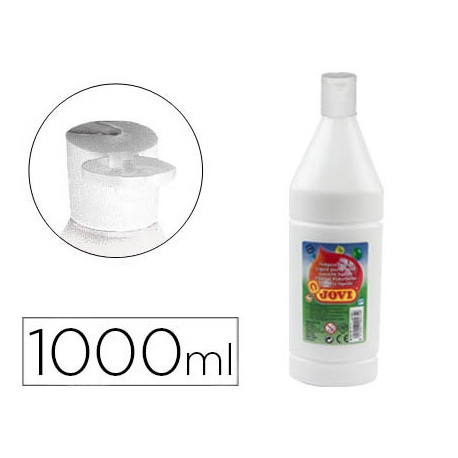 TEMPERA LIQUIDA JOVI ESCOLAR 1000 ML BLANCO TEMPERA LIQUIDA JOVI ESCOLAR 1000 ML BLANCO