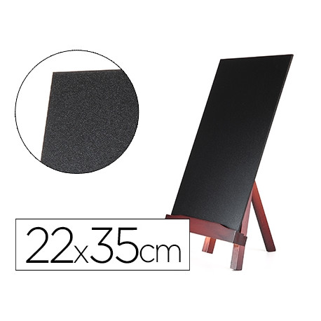 PIZARRA NEGRA LIDERPAPEL CABALLETE DE MADERA CON SUPERFICIE PARA ROTULADORES TIPO TIZA 22X35CM PIZARRA NEGRA LIDERPAPEL CABALLETE DE MADERA CON SUPERFICIE PARA ROTULADORES TIPO TIZA 22X35CM