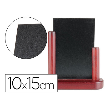 PIZARRA NEGRA LIDERPAPEL DOBLE CARA DE MADERA CON SUPERFICIE PARA ROTULADORES TIPO TIZA 10X15CM PIZARRA NEGRA LIDERPAPEL DOBLE CARA DE MADERA CON SUPERFICIE PARA ROTULADORES TIPO TIZA 10X15CM