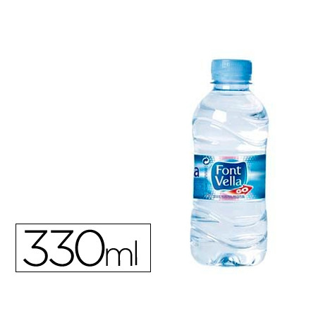 AGUA MINERAL NATURAL FONT VELLA BOTELLA SANT HILARI 330 ML AGUA MINERAL NATURAL FONT VELLA BOTELLA SANT HILARI 330 ML