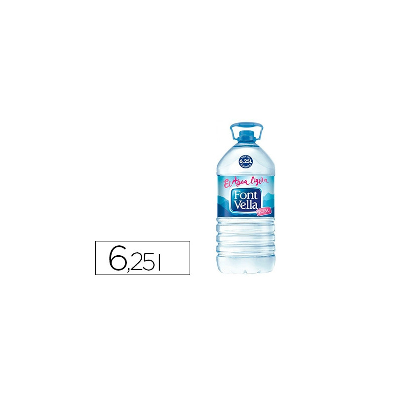 Font Vella Agua Mineral Natural Garrafa, 6.25L 