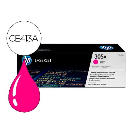 TONER HP 305A LASERJET M351/M451/M375/M475 MAGENTA 2600 PAG