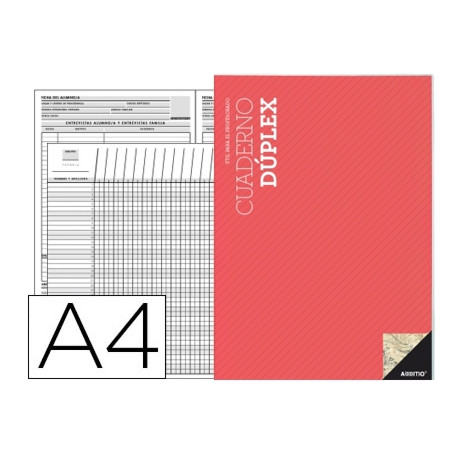 CUADERNO DUPLEX ADDITIO A4 EVALUACION CONTINUA MAS TUTORIA