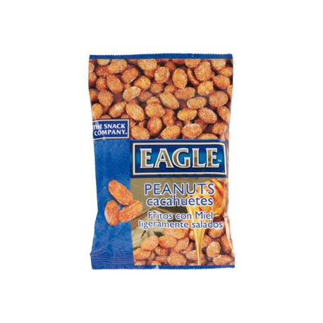 CACAHUETES FRITOS CON MIEL EAGLE SNACKS LIGERAMENTE SALADOS 75G CACAHUETES FRITOS CON MIEL EAGLE SNACKS LIGERAMENTE SALADOS 75G