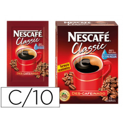 CAFE NESCAFE NATURAL MONODOSIS CAJA DE 10 SOBRES